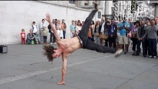 Bboy dancers perform in London [upl. by Ahasuerus750]