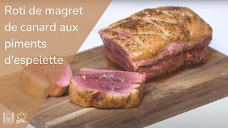 Recette du rôti de magrets de canard [upl. by Attinahs]