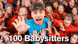 I Survived 100 Babysitters in 24 Hours [upl. by Danae]