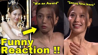 Go Min Si Funny Reaction When She Win Award amp When See NewJeans at Blue Dragon Film Award 2023 [upl. by Lambard674]