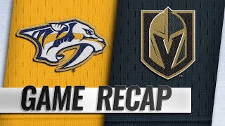 Saros leads Preds to 21 win with 47 saves [upl. by Syhr]