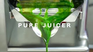 PURE JUICER  HYDRAULIC COLD PRESS JUICER [upl. by Robbin]