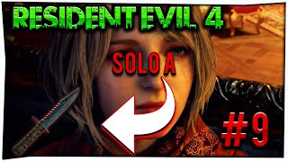 ☣️RESIDENT EVIL 4 REMAKE☣️ SOLO A CUCHILLO🔪 CAPITULO 9 [upl. by Lleder]