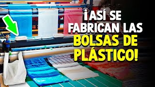 ¿Cómo Se Fabrican Las Bolsas De Plástico Proceso En Fábrica [upl. by Neveda893]