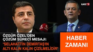 Özgür Özel Demirtaşı ziyaret etti  HaberZamanı  İlke TV [upl. by Ahcsrop]