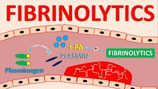 Fibrinolytics  Tissue plasminogen activators [upl. by Sharon]