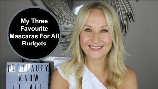 My Three Favourite Mascaras for all budgets  Nadine Baggott [upl. by Lancelot]