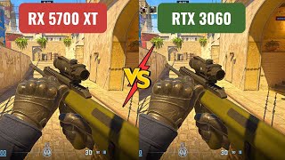 Counter Strike 2  RX 5700XT VS RTX 3060  Maximum Settings [upl. by Jsandye]