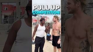 Challenging Bodybuilders To A Pull Up Competition pullups bodybuilding shorts [upl. by Llemhar]