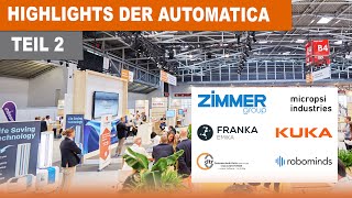 Highlights von der automatica Messe 2022 Teil 2  Werner Hampel  Der Roboterkanal [upl. by Aihtyc538]