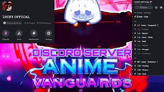 Anime Vanguards Trading Discord Server [upl. by Ahsiekahs]