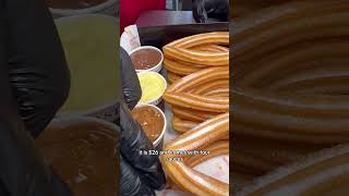 Las Vegas Hidden Gem Fresh Hot Spanish Churros Chocolate Nutella Affordable Delicious Sugar Ole [upl. by Oremoh496]