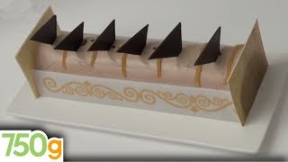 Recette de Bûche chocolatpassion  750g [upl. by Atreb]