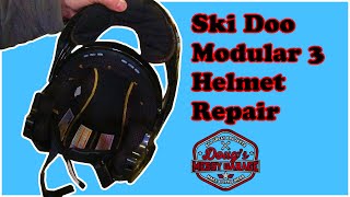 BRP Modular 3 Helmet Repair [upl. by Remos298]