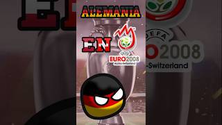 Alemania en la Eurocopa 2008 countryballs eurocopa football euro2008 [upl. by Nwahsit330]