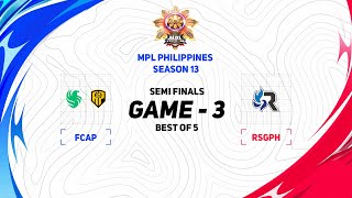 Game  3 Falcons APBREN vs RSG PH  MPL PH S13 [upl. by Anaujd]