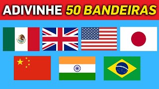 ADIVINHE A BANDEIRA DOS PAÍSES 🌍 NÍVEL FÁCIL MÉDIO E DIFÍCIL 🟢🟡🔴 [upl. by Adidnac]