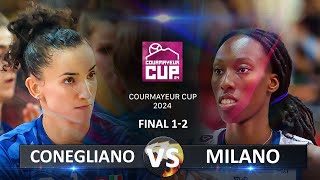 Gold Final of Courmayeur Cup 2024  Prosecco Doc Imoco Conegliano vs Vero Volley Milano [upl. by Bronder]