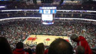 The final out of the 2016 World Series at the Bulls Knicks game [upl. by Marfe]