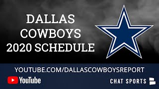 Dallas Cowboys 2020 Schedule Opponents And Instant Analysis [upl. by Bondie]