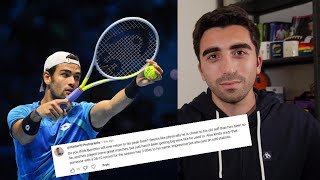 Will Berrettini Return to Top10  Mailbag [upl. by Lrig988]