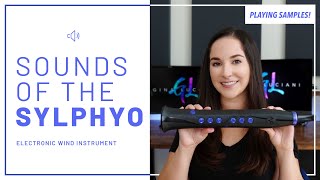 Sylphyo Demo 30 Different Sounds  Sylphyo by Aodyo  Electronic Wind Instrument [upl. by Burgener]