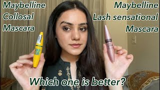 Maybelline Sky High Mascara vs Original Lash Sensational Mascara [upl. by Orel]