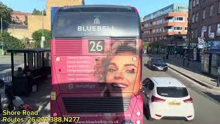 FRV  London Bus Route 388 London Bridge  Stratford City Bus Station 12521 SN16 OJL [upl. by Bordy756]