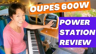 Oupes 600W Power Station Review Portable Powerhouse or Disappointment Minivan Camping Vanlife [upl. by Leziar]