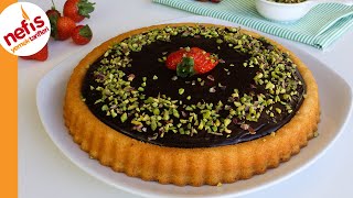 Çikolata Soslu Tart Kek Tarifi  Nasıl Yapılır [upl. by Lesslie]