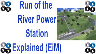 How Run of the River Hydroelectric Power Station Works EiM series [upl. by Colston]