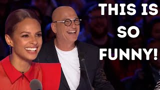 AGT Funniest Auditions EVER  TOP 5 Audition That Will Make Your Day BRIGHTEN AMAZING [upl. by Oninrutas]