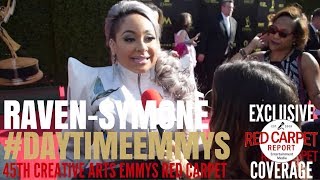 RavenSymonè interviewed at the 45th Annual CreativeArtsEmmys DaytimeEmmys [upl. by Auqenet]