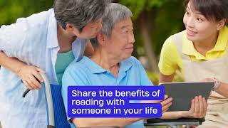 Talking Ebooks for Seniors with Vision and Mobility Loss  Bookshare [upl. by Lux]