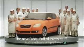 The Skoda Fabia TV Advert quotCake Carquot 2007  Ridgeway Skoda [upl. by Ahtnahc]