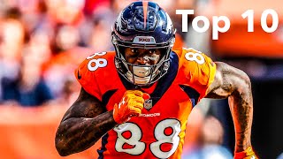 Demaryius Thomas Top 10 Plays of his Career [upl. by Yankee]