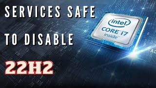 Services safe to disable in 22h2  Windows 10 amp 11 [upl. by Atinev]