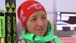 Franziska Preuss 6th in Ostersund Pursuit [upl. by Assenna472]