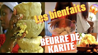 VLOG 3 LES BIENFAITS DU BEURRE DE KARITÉ  DIY BEURRE FOUETTÉ pour la peau et les cheveux [upl. by Refinnej939]