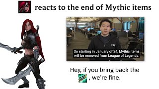 League Champions react to the end of Mythic Items [upl. by Spragens]