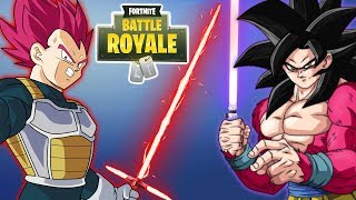 quotWe Have The High Groundquot Vegeta And Slick Goku Play Fornite [upl. by Raviv]