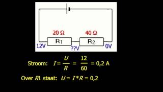 doorrekenen van serie en parallelschakeling [upl. by Ientirb]