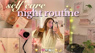 MY SELF CARE NIGHT ROUTINE 🌙 skincare bubble bath amp journaling [upl. by Letisha]