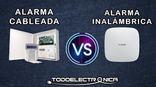 🚨 5 Diferencias entre alarmas CABLEADAS y alarmas INALÁMBRICAS  ¿Cuál es mejor ✔ [upl. by Sioux]