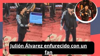 ¡ENFURECIDO Julión Álvarez corre a fan en Feria de Pachuca [upl. by Llednor]