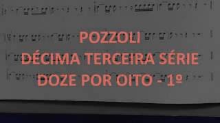 POZZOLI DÉCIMA TERCEIRA SÉRIE 12 POR 8  1º exercício [upl. by Joselow817]