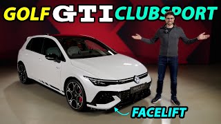 VW Golf GTI Clubsport facelift first REVIEW  almost a Golf R now [upl. by Iilek]