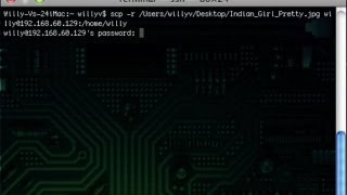 Mac Linux Terminal SSH File Transfer [upl. by Airdnaxela738]