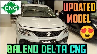 🛑 2 Major Update Baleno Delta CNG 🛑 2023 Premium Hatchback with 30 kmkg Mileage 🤑😍 [upl. by Yrollam]