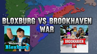 Nations Roleplay 2 EP 1 S1 Bloxburg Vs Brookhaven War Berry Avenue Join’s the side Of Brookhaven [upl. by Eerrehc864]